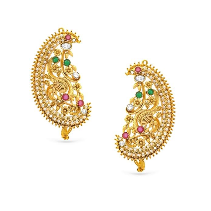 Rubans Indian Ethnic Ear Cuff Jhumka for Women Western Earrings Stylish