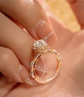 Sweetheart Shine Round 1 Ct Solitaire Ring - Image 3